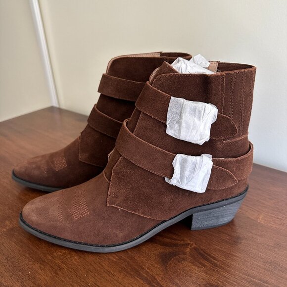 Anthropologie Brown Suede Boots - Picture 8 of 11